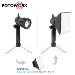 Portable Mini Softbox Lighting Kit Table Top Led Lamp Camera Photo Lighting with diffuser