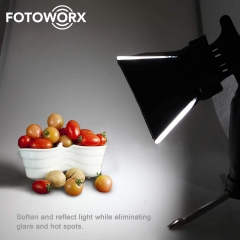 Portable Mini Softbox Lighting Kit Table Top Led Lamp Camera Photo Lighting with diffuser