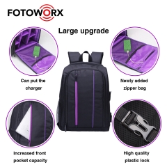 Laptop Compartment Compatible Camera Backpack Bag