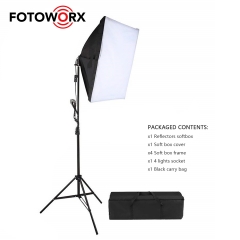 Photography light Softbox with External White Diffuser Cover