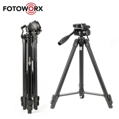 131cm 3-Way Pan Head Camera Tripod