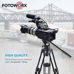 Heavy Duty Tripod Fluid Drag Pan Head