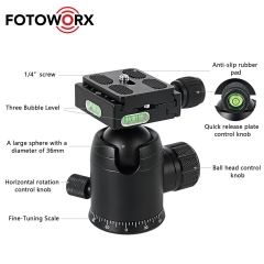 36mm 360° Panoramic Ball Head