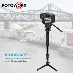 Video Tripod Head Fluid Drag Pan Head