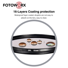 MC CPL Lens Filter Multi-Coated suit for Landscape photography