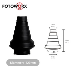 Studio Snoot with Honeycomb Grid for Strobe Moonlights Flash Speedlight Photography Light