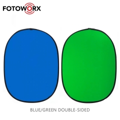 2-in-1 Blue+Green Portable Collapsible Studio Photo Camera Photography background