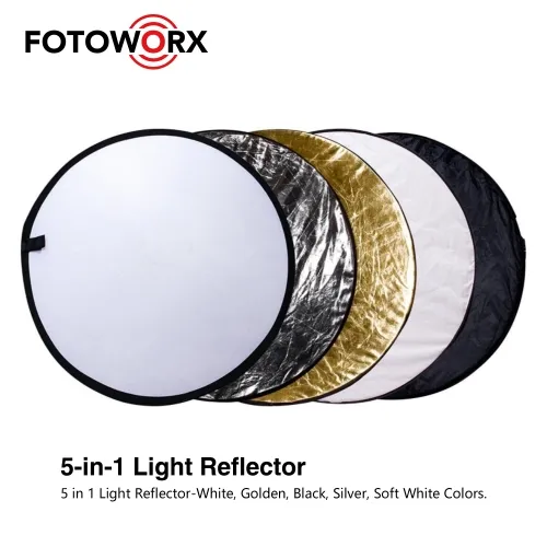 5-in-1 Reflectors Diffuser for DSLR Photography