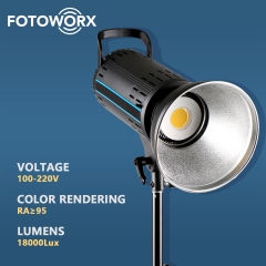 COB LED Video Spotlight with dual color temperature