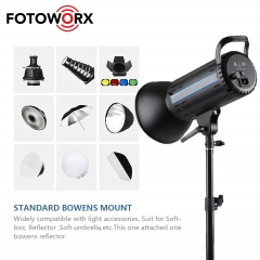 COB LED Video Spotlight with dual color temperature