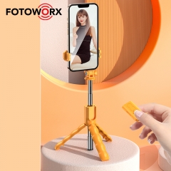 Cartoon selfie stick mini tripod for live streaming