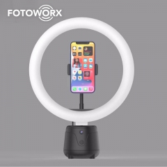 Tripod head auto face tracking 360 degree rotation phone holder