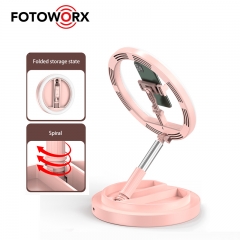 12 Inch Foldable Desk Floor Selfie Ring Light