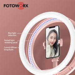 12 Inch Foldable Desk Floor Selfie Ring Light