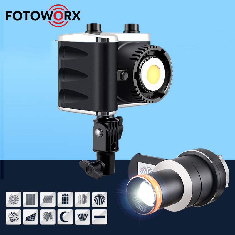 Studio Video Light with Camera Lens Photo Lens