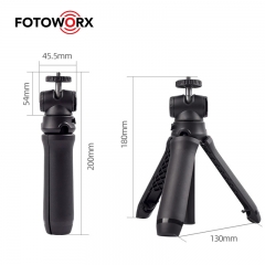 Vlogging Selfie Stick Mini Tripod for Gopro Micro Camera Cellphone