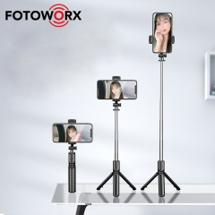 Selfie Stick Mini Tripod with Fill Light