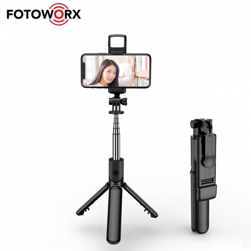 Selfie Stick Mini Tripod with Fill Light