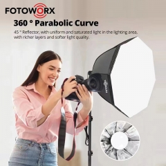 65cm Octagon Softbox Set