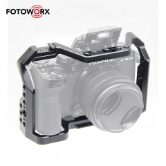 Black Metal Case Rig Camera Cage For Fuji X-S10