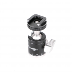 Mini Ball Head 1/4 inch Screw head & Cold Shot Mount