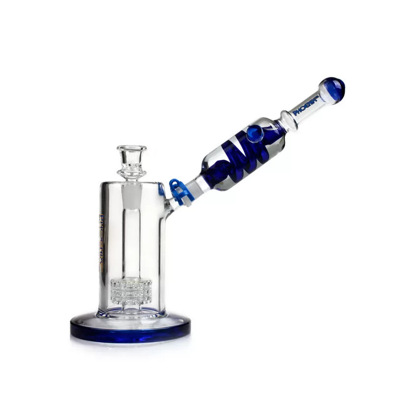 Phoenix Star Freezable Coil Glycerin Bong With Matrix Perc 7 Inches