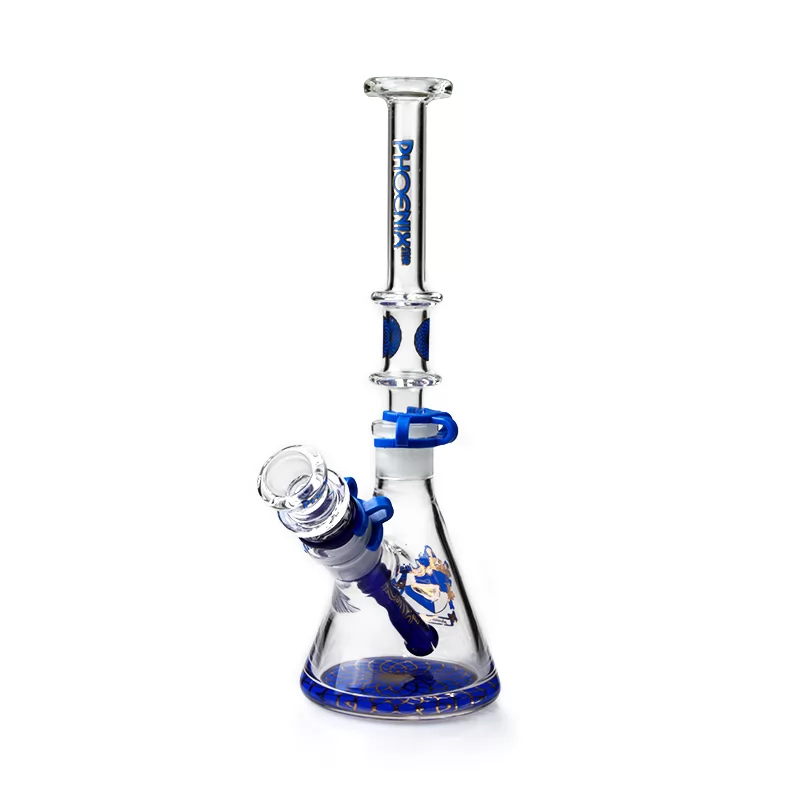 2 in 1 Beaker Bong 7mm Thick 10 Inches