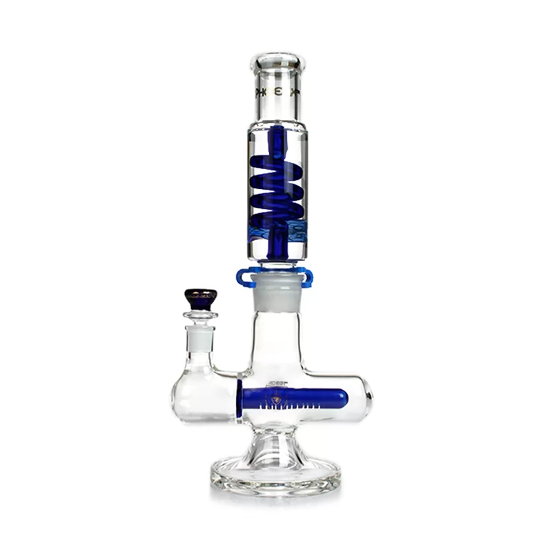 Phoenix Star Freezable Coil Bong with Inline Perc 14 Inches