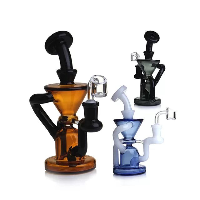 Phoenix Star 7 Inch Mixed Color Recycler Dab Rig