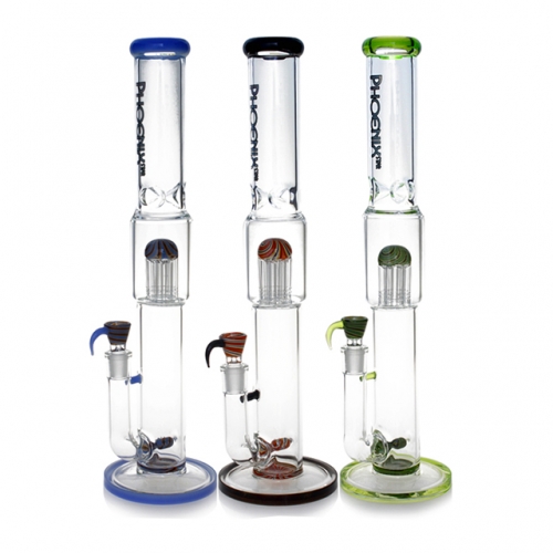 Inline Tube – 11 Glass Percolator Bong