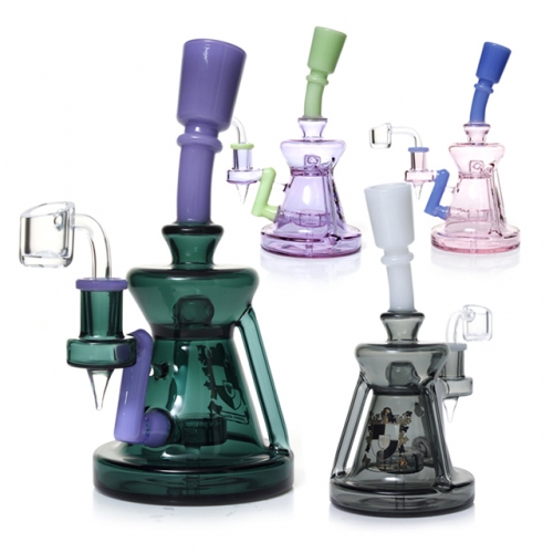 Phoenix Star 8.3 Inches Recycler Dab Rig with Showerhead Perc