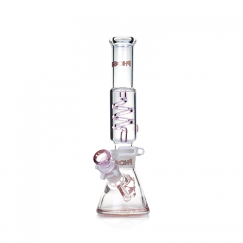 Freezable Glycerin Coil Beaker Bong 7mm 12 Inches