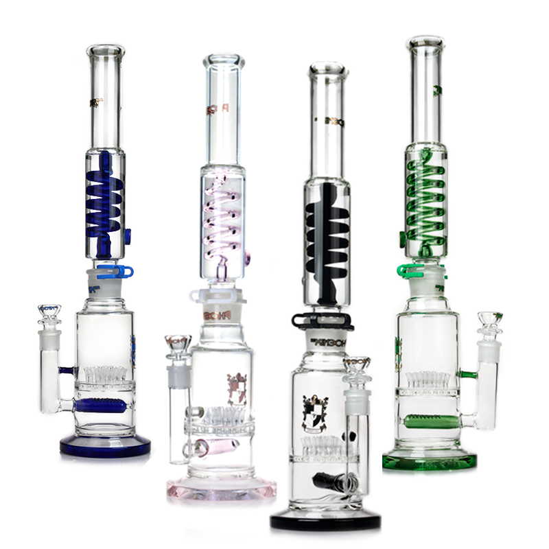 Freezable Coil Bong Sprinkler Perc