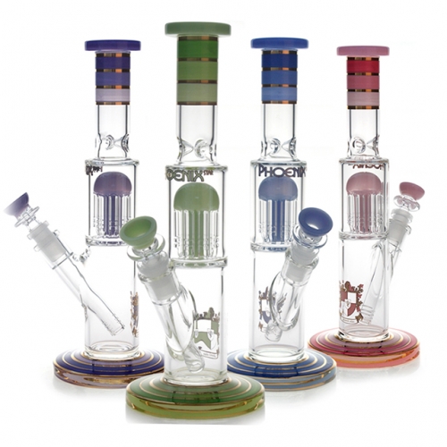 Phoenix Star 12 Inches Percolator Bong with 8 Arms Perc