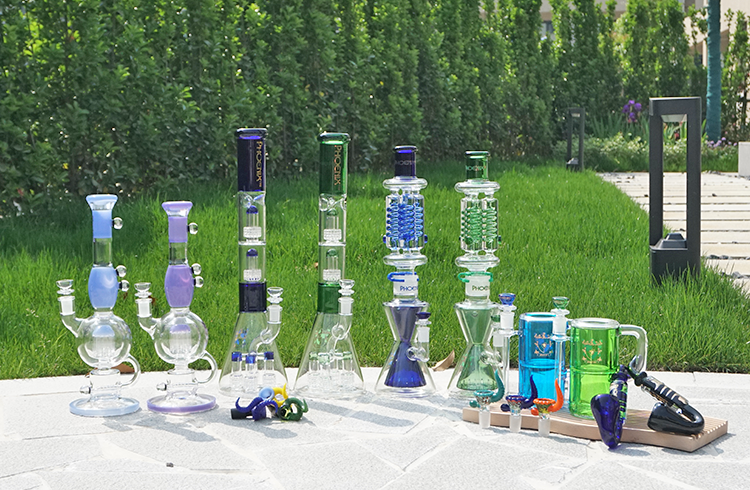 Big Sale!10 Inch Blue Phoenix Glass Bubbler Hookah Bong Water Pipe Rig