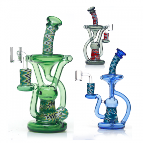 Phoenix Star 8 Inches Recycler Dab Rig with Insert Perc