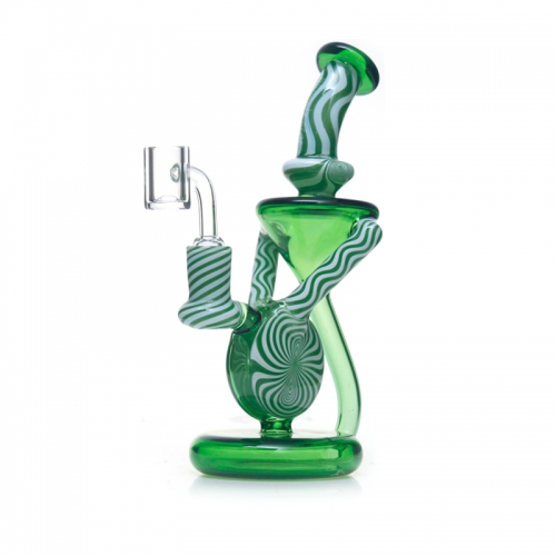 Phoenix Star Recycler Dab Rig with Insert Perc & American Northstar Glass Rod