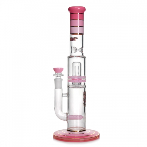 8 Sun Splash Percolator Bong - Pink -SmokeDay