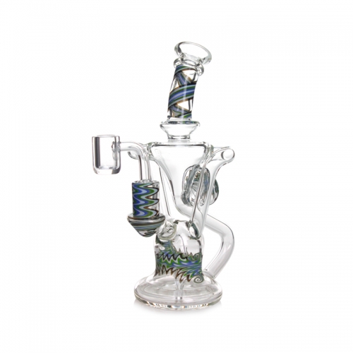 Phoenix Star 7.8 Inches Recycler Dab Rig With Insert Perc & American Northstar Glass Rod