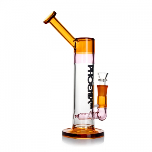 Phoenix Star Glass Bubbler With Inline Diffuser Perc 11.8 Inches