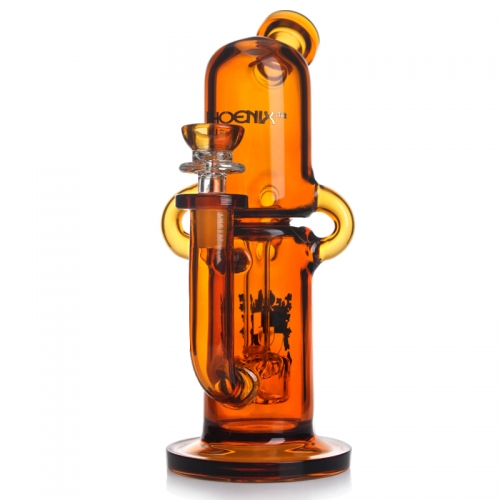 Phoenix Star Recycler Bubbler With Showerhead Perc 8.5 Inches