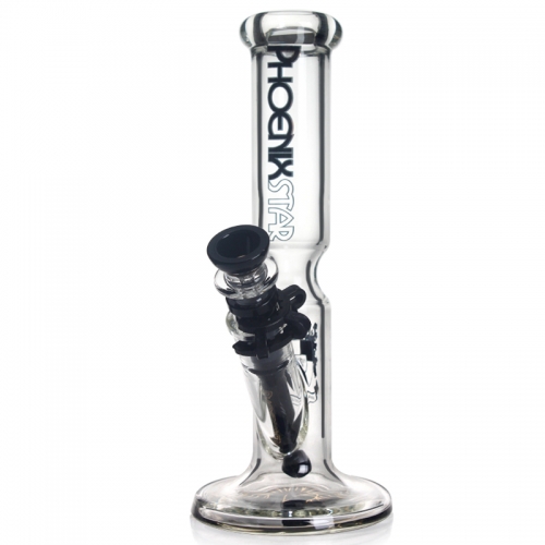 10" Straight  Bong with Wide Base