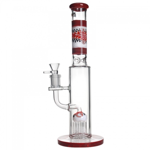 14 inches 8 arms percolator and inline diffused water bong – Flower Power  Packages