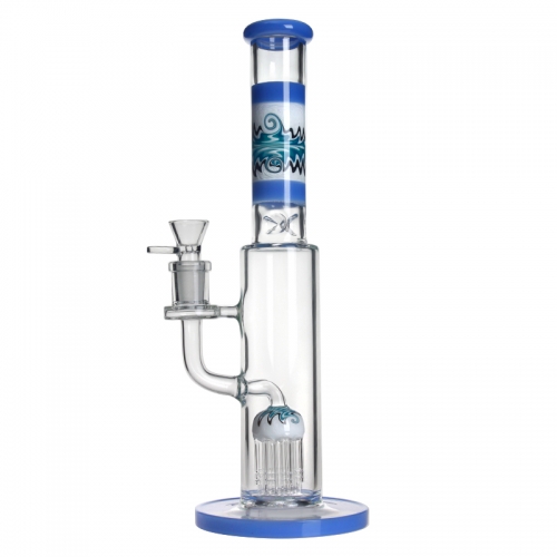 14 inches 8 arms percolator and inline diffused water bong – Flower Power  Packages