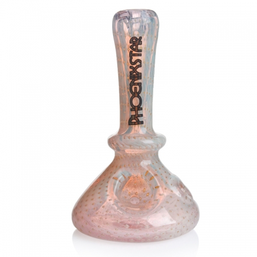 Phoenix Star Bubble Trap Hand Pipe With Silver Fumed 3.5 Inches