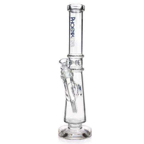 Phoenix Star Straight Tube Bong 18 Inch with 6-Arm Downstem