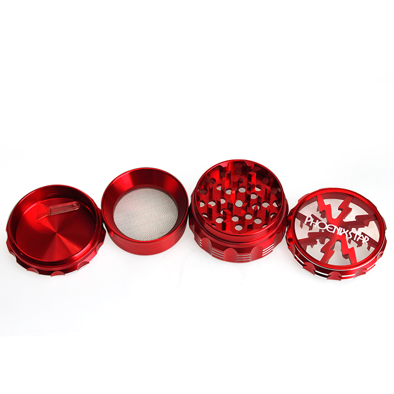 Phoenix Star Premium 4 Piece Grinder with Kief Catcher