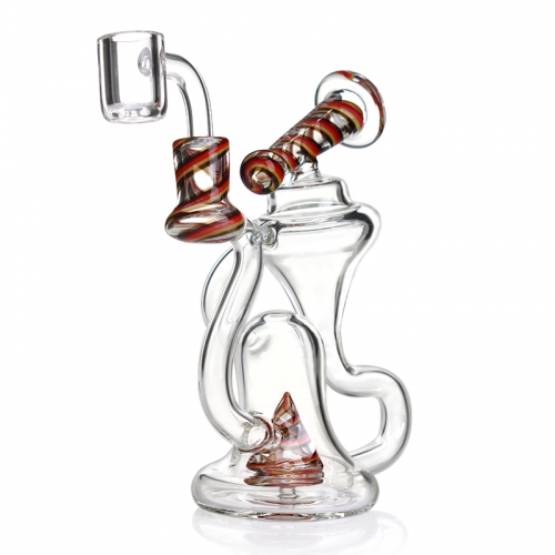 Phoenix Star 6.5 Inches Recycling Dab Rig With American Northstar Glass Rod