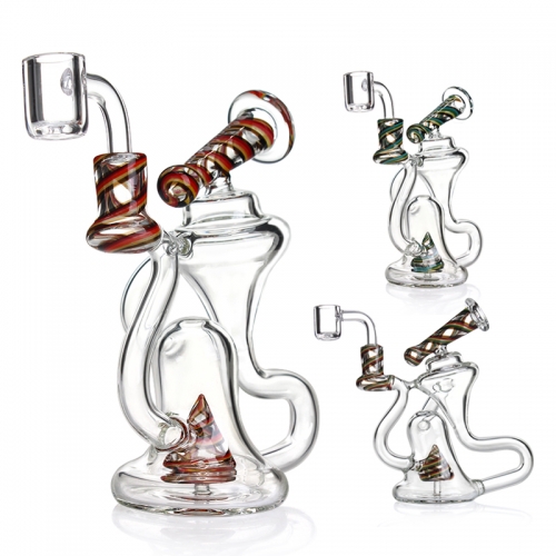 Phoenix Star 6.5 Inches Recycling Dab Rig With American Northstar Glass Rod