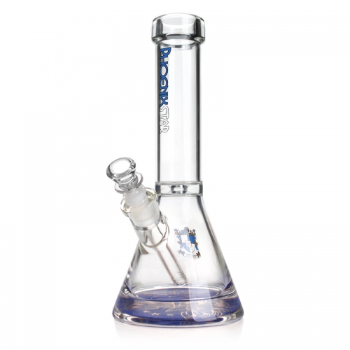 12" Super Thick 9mm Glass Beaker Bong with Ice Pinch